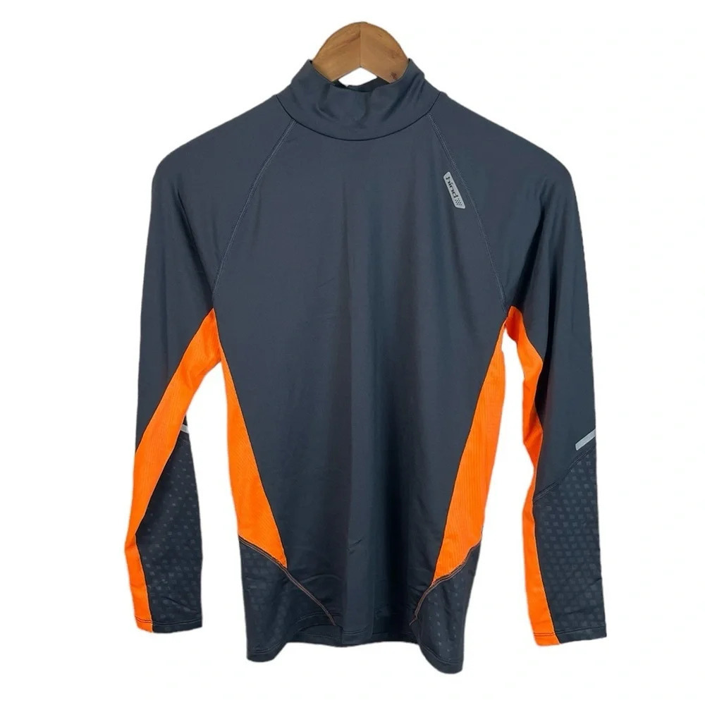 LS9 Men’s HIND Running Brand Mock Neck Performance Compression Shirt S